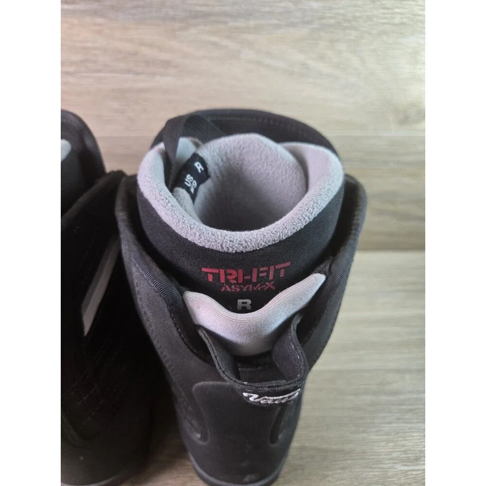 Vans Encore Womens Snowboard Boots Size 9 Black BOA Tri-Fit Asym-X Snowboarding